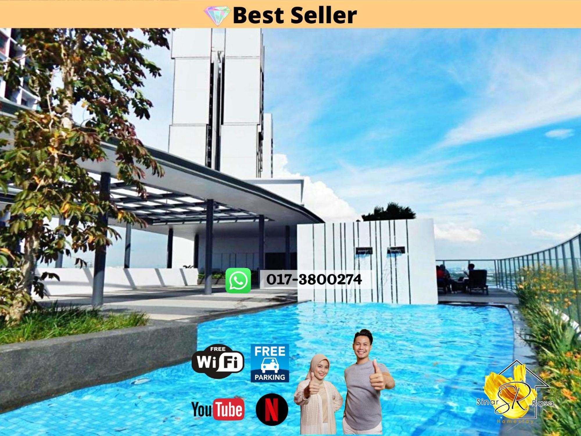 Sinar Rasa Homestay At I-Soho, I-City Шах-Алам Экстерьер фото Sky Pool